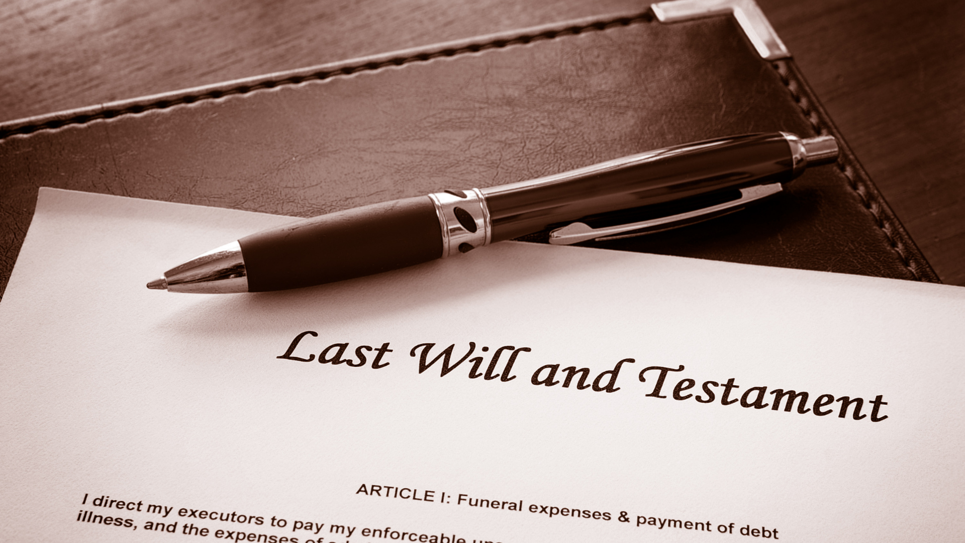 The importance of having a legal will